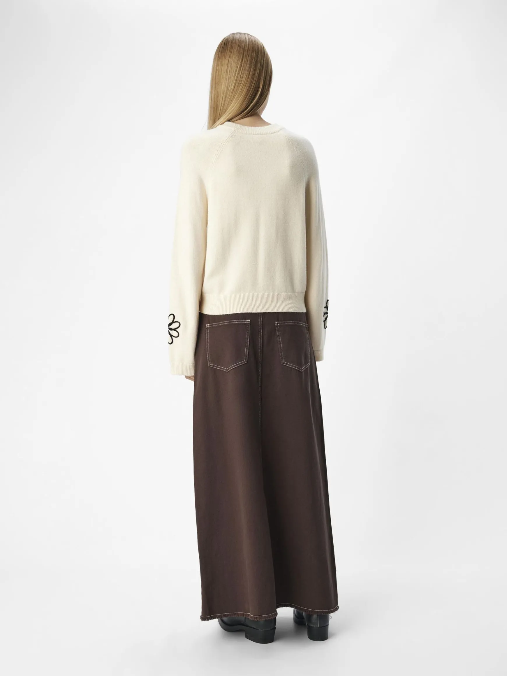 Dame OBJECT STRIKKET PULLOVER