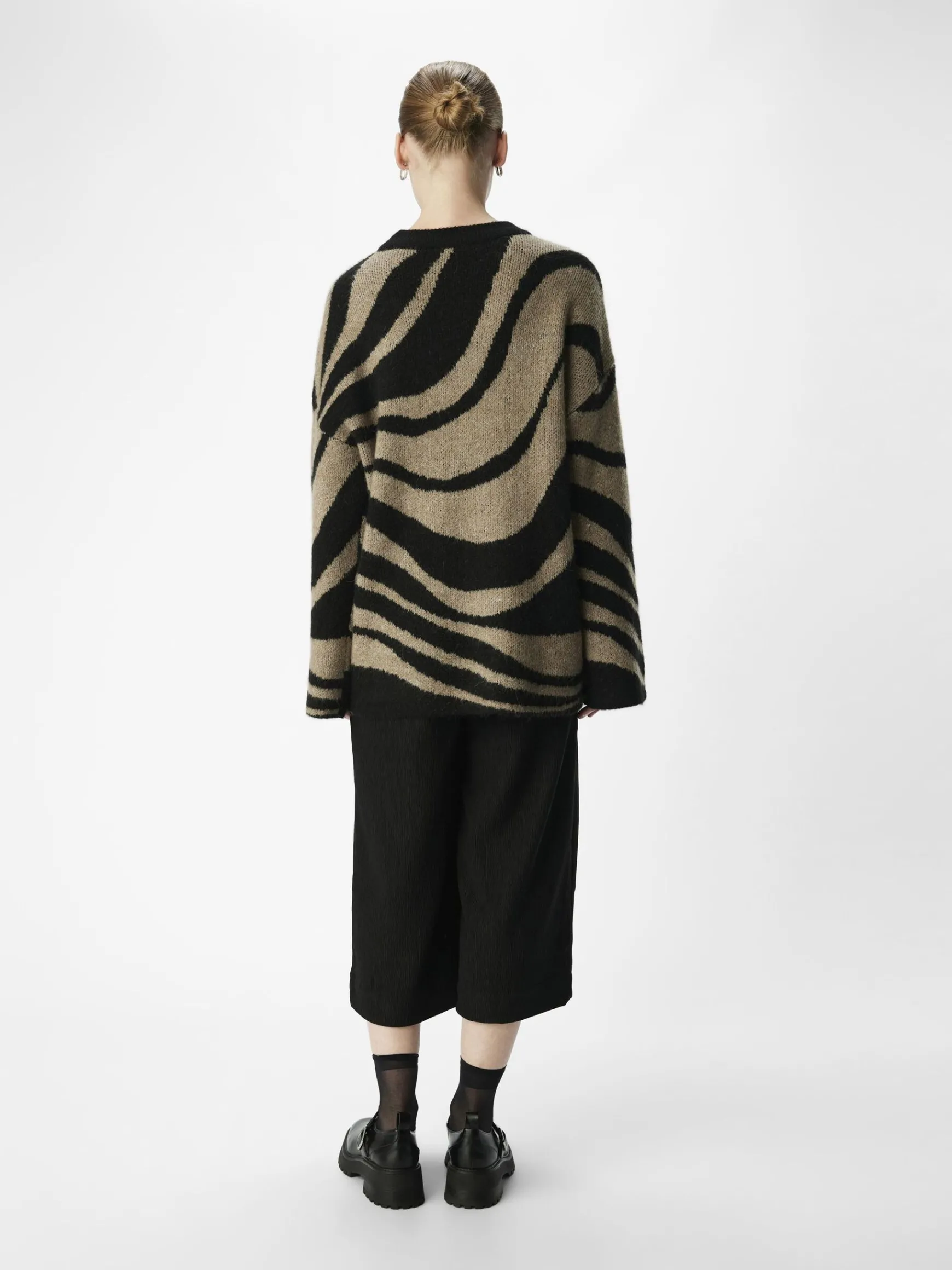 Dame OBJECT STRIKKET PULLOVER