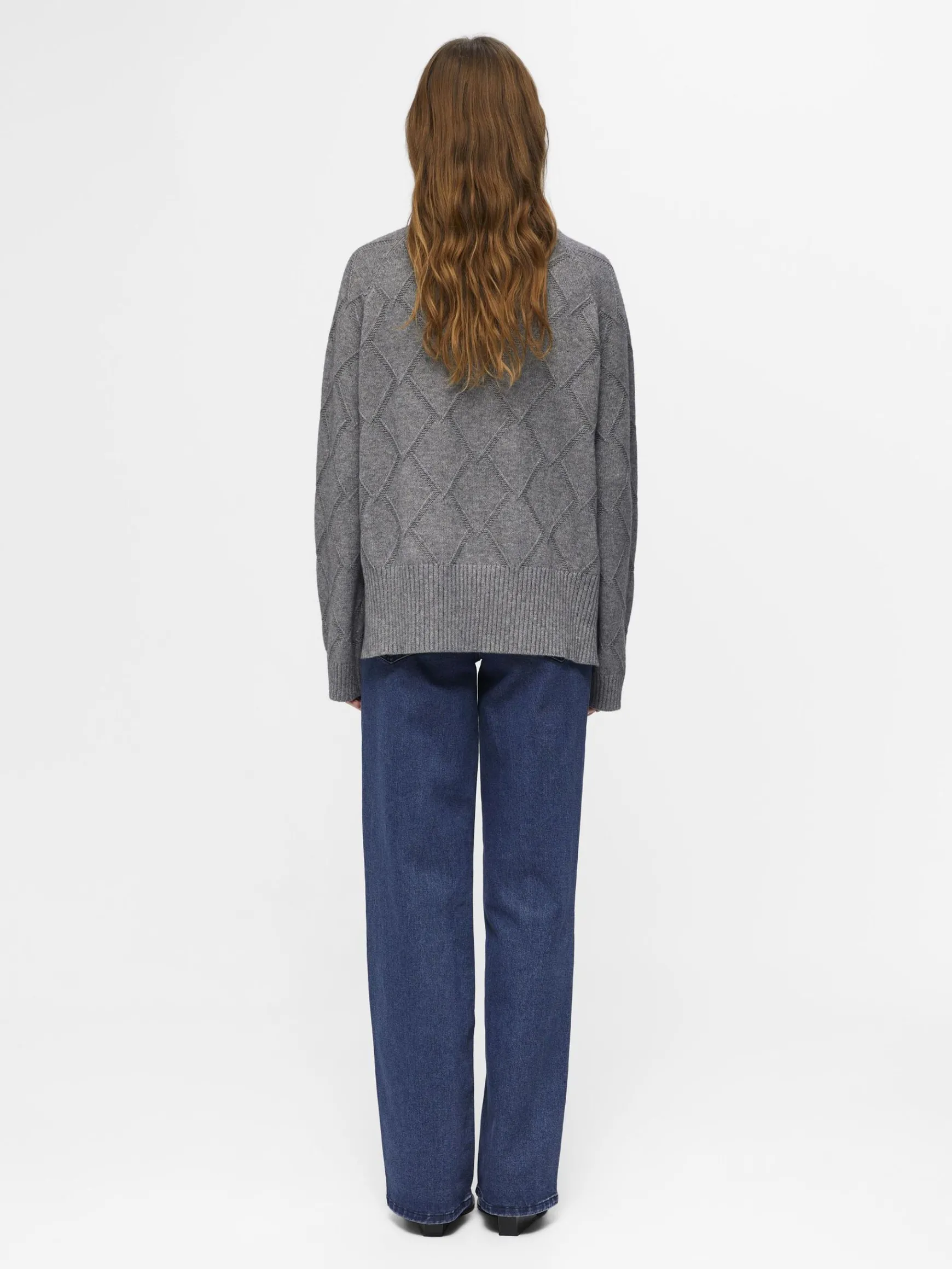 Dame OBJECT STRIKKET PULLOVER