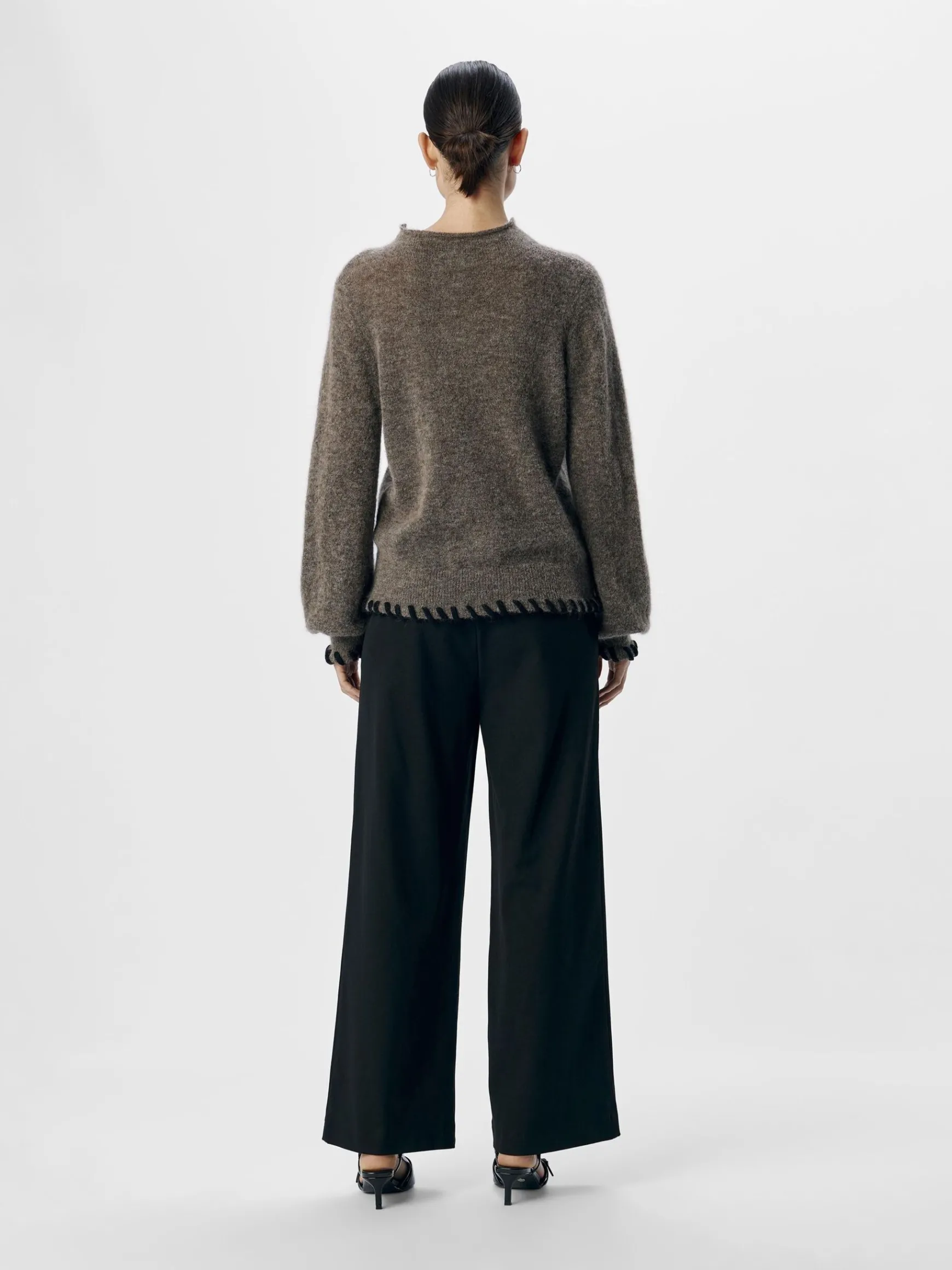 Dame OBJECT STRIKKET PULLOVER