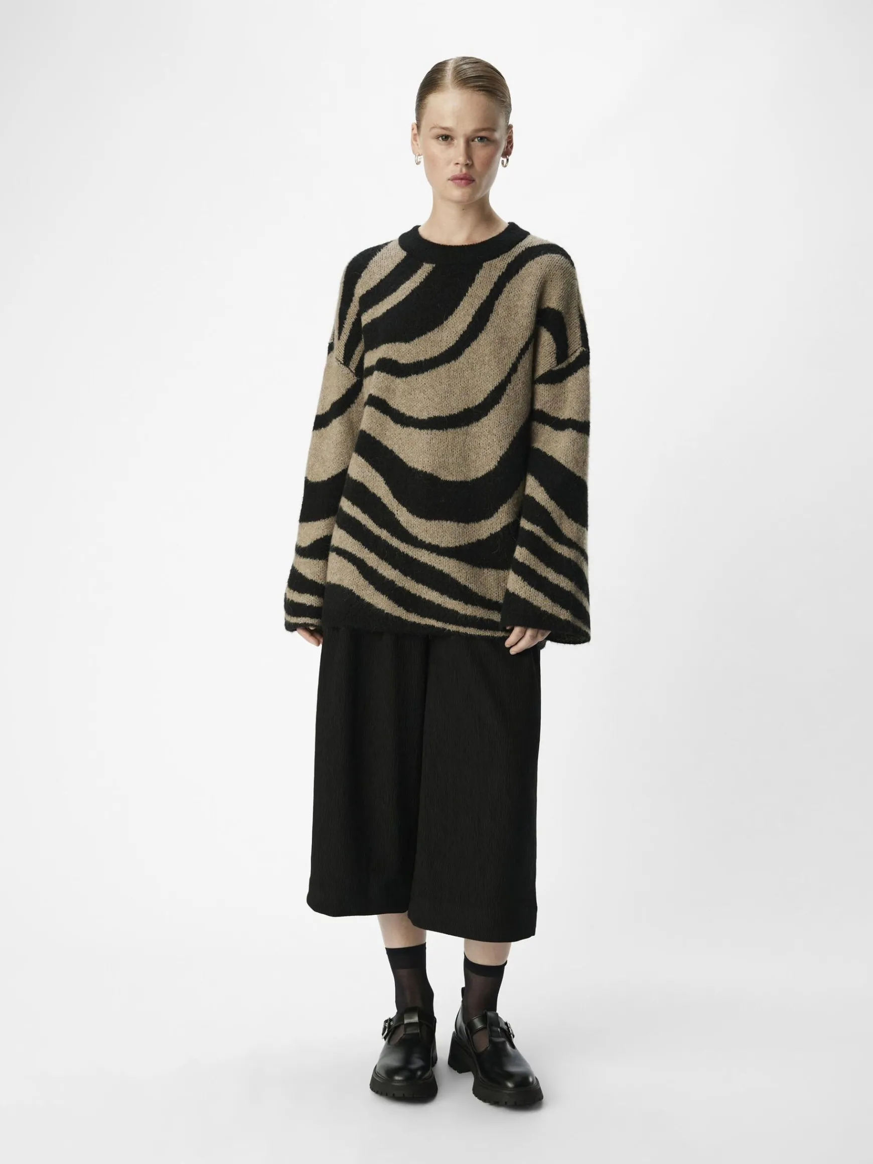 Dame OBJECT STRIKKET PULLOVER