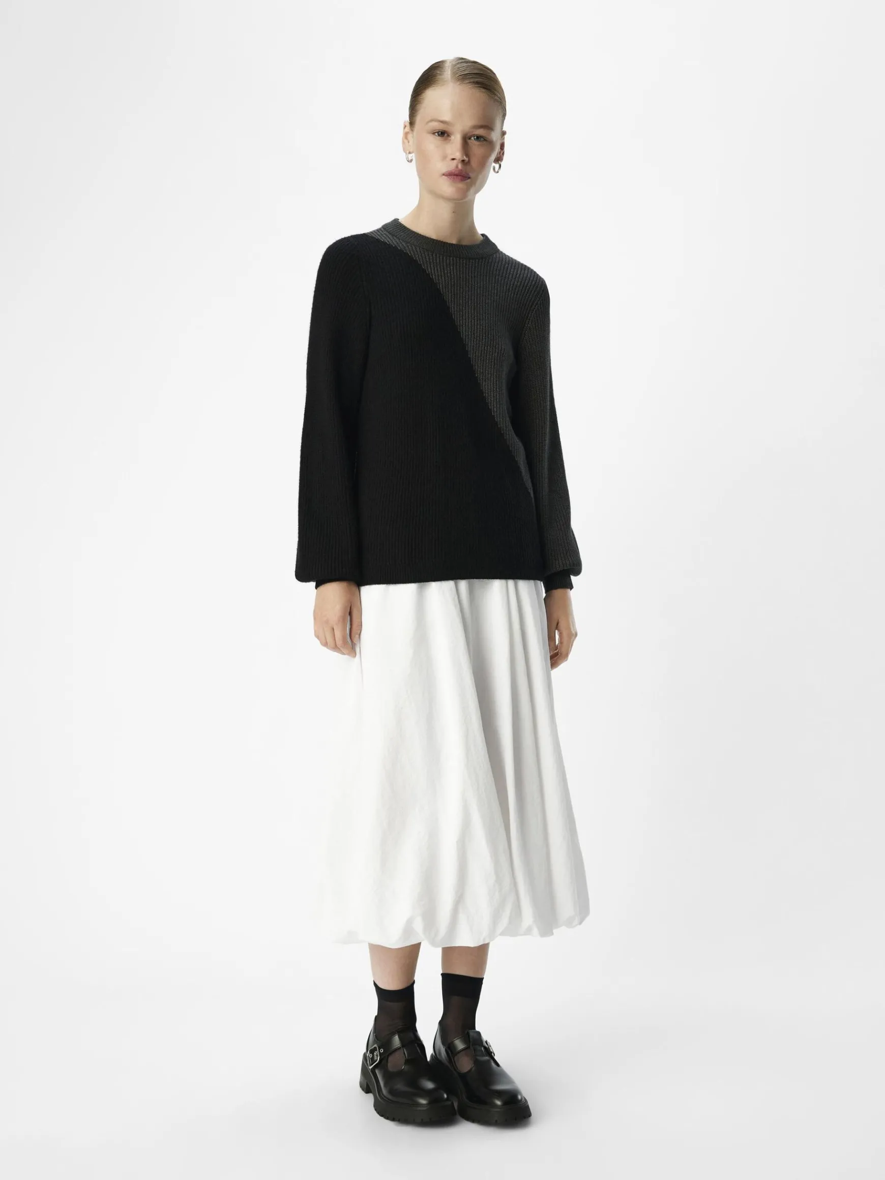 Dame OBJECT STRIKKET PULLOVER