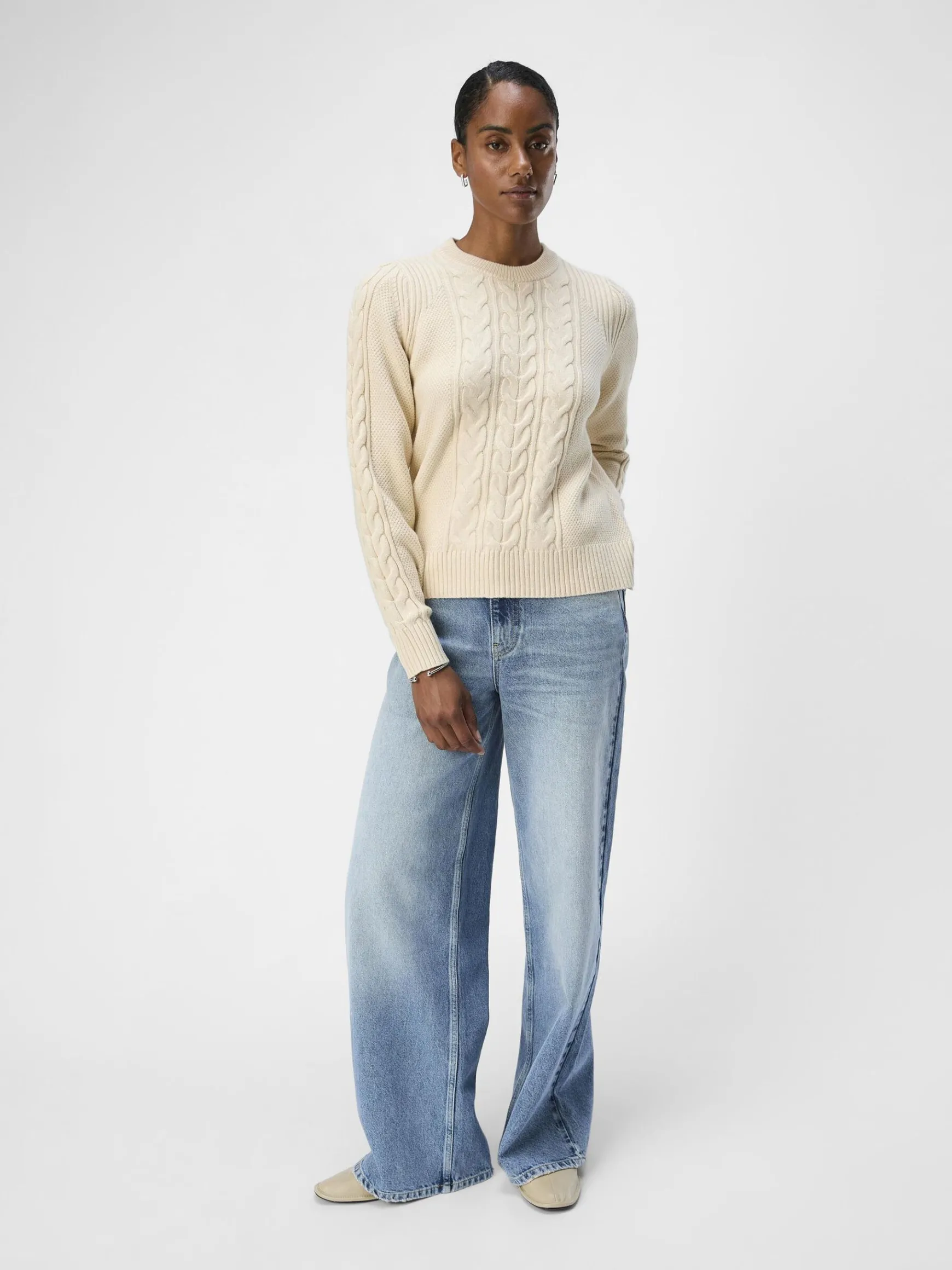 Dame OBJECT STRIKKET PULLOVER