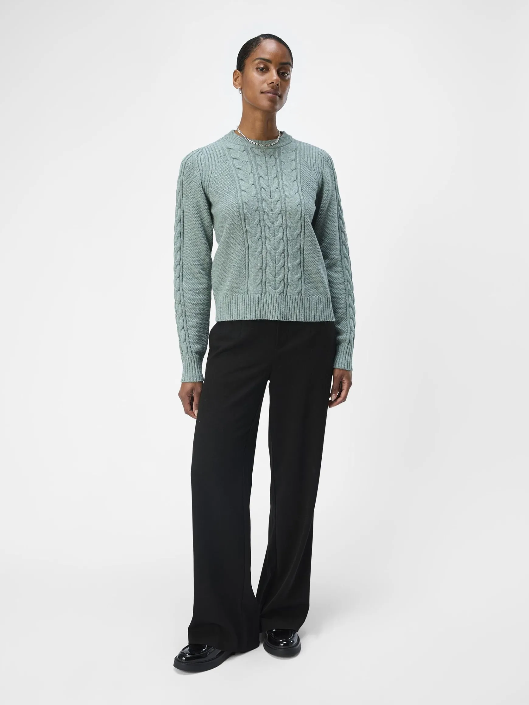 Dame OBJECT STRIKKET PULLOVER