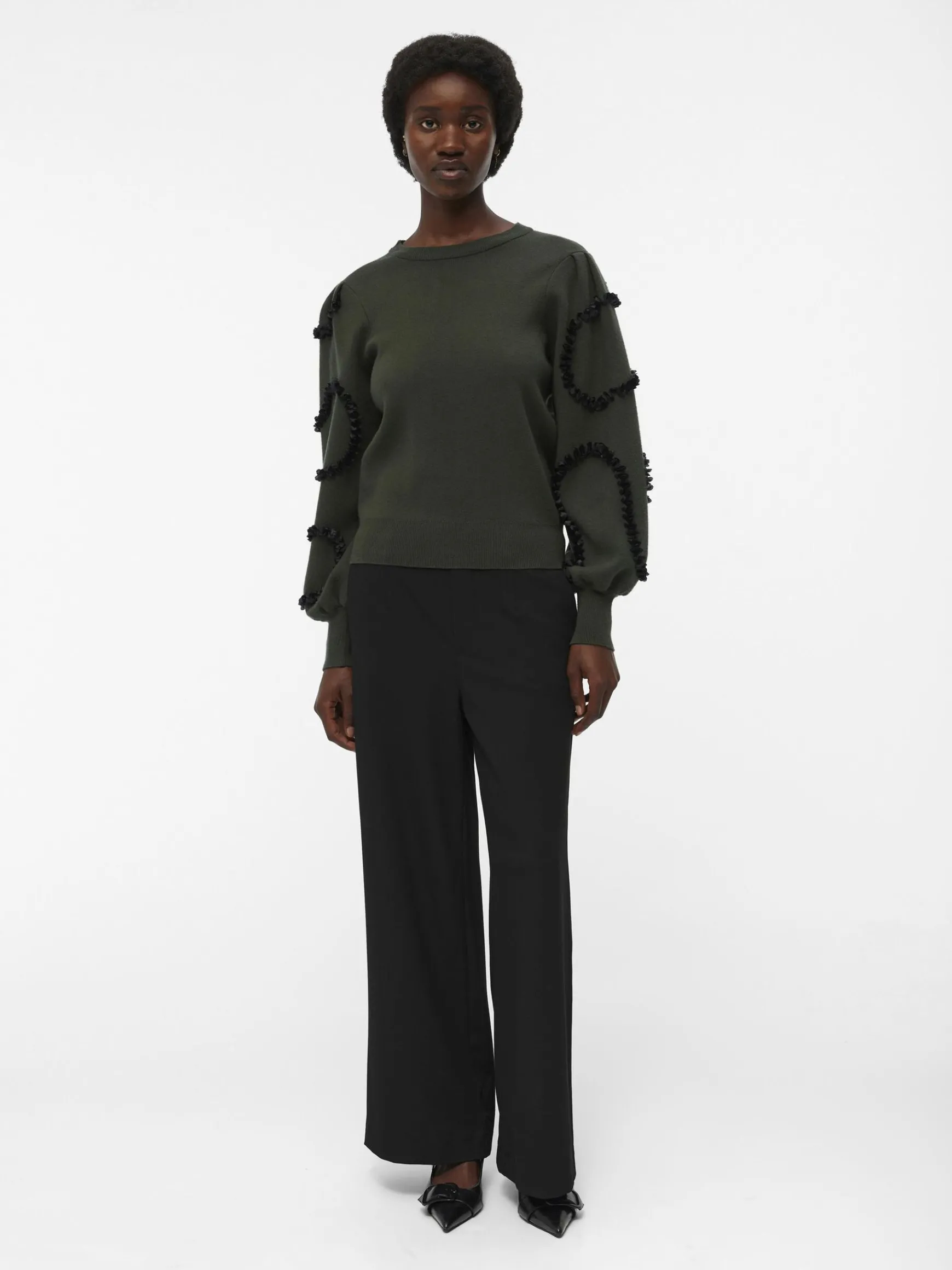 Dame OBJECT STRIKKET PULLOVER