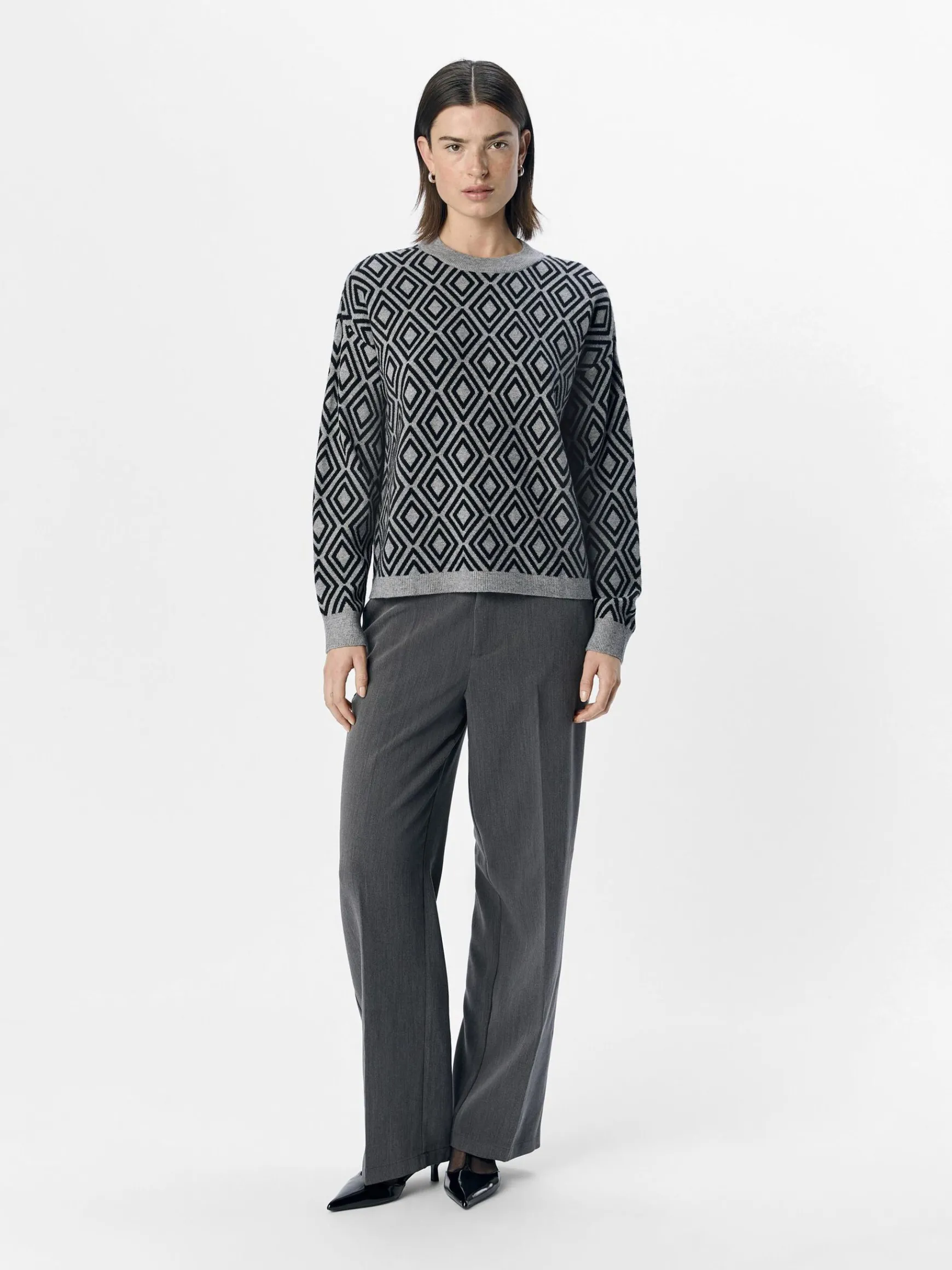 Dame OBJECT STRIKKET PULLOVER