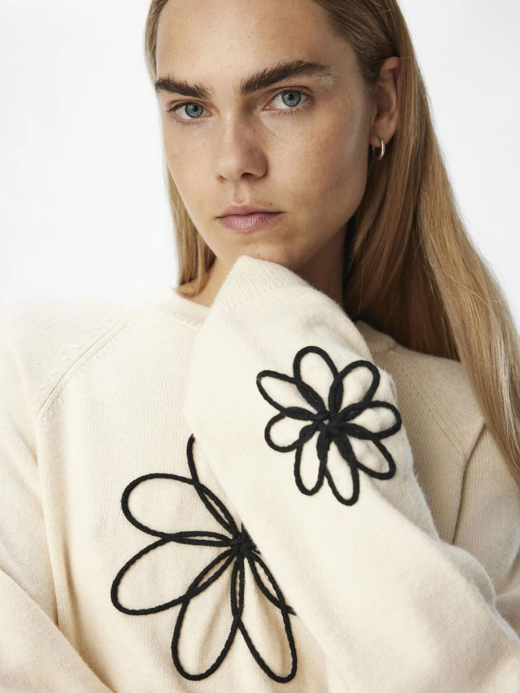 Dame OBJECT STRIKKET PULLOVER