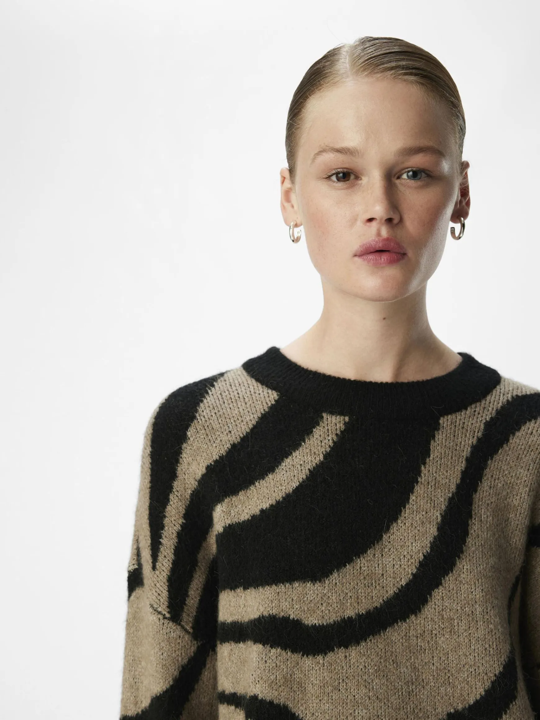 Dame OBJECT STRIKKET PULLOVER