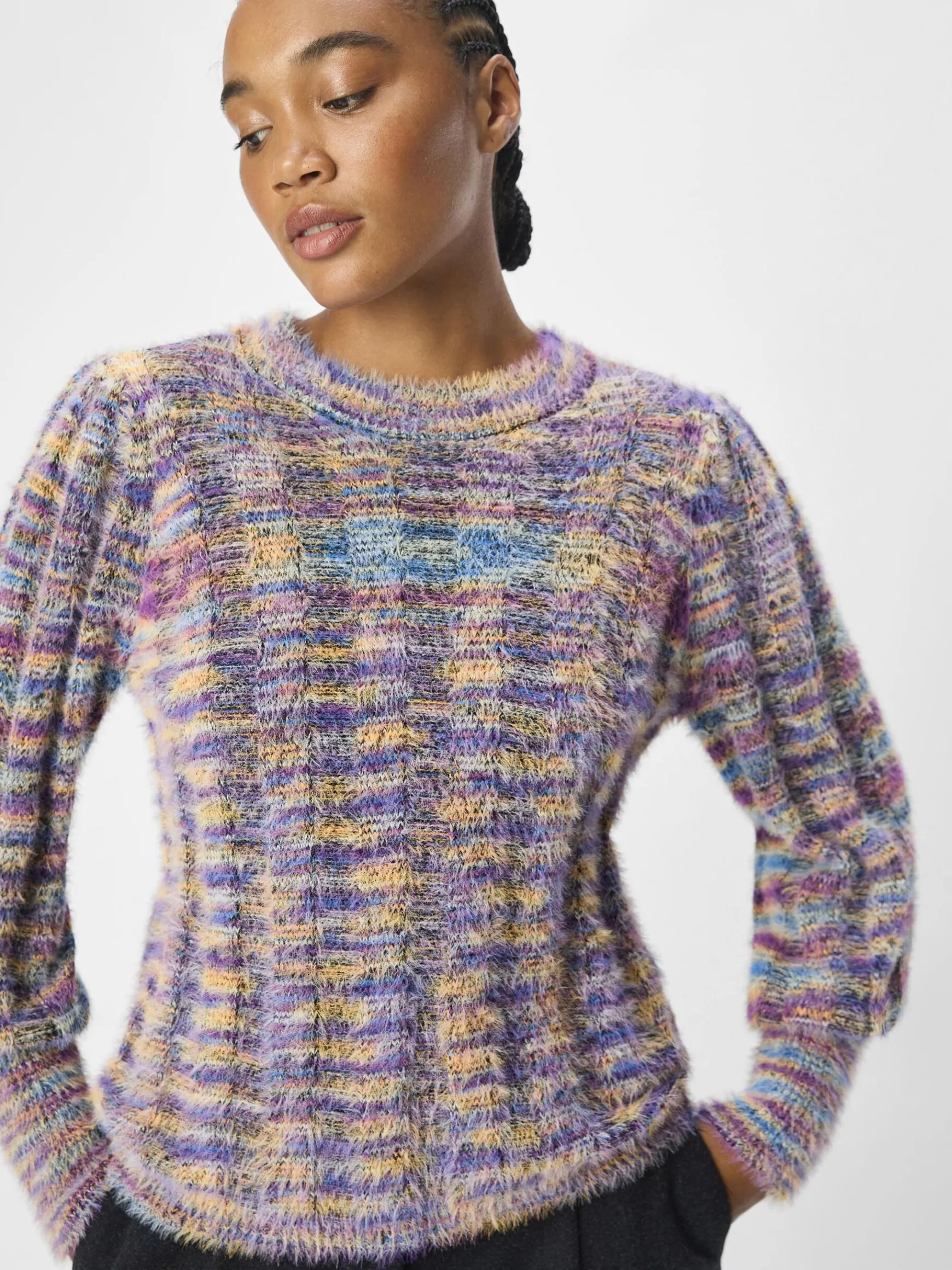 Dame OBJECT STRIKKET PULLOVER