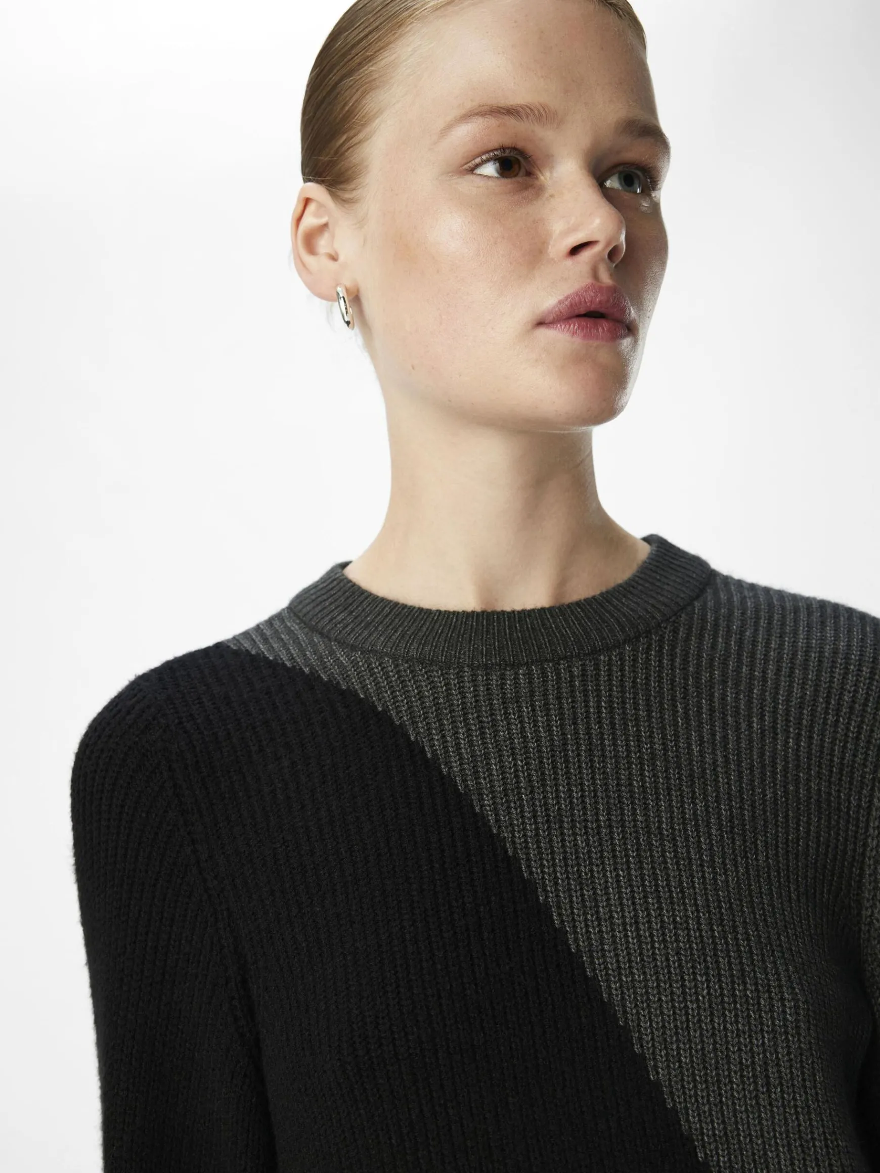 Dame OBJECT STRIKKET PULLOVER