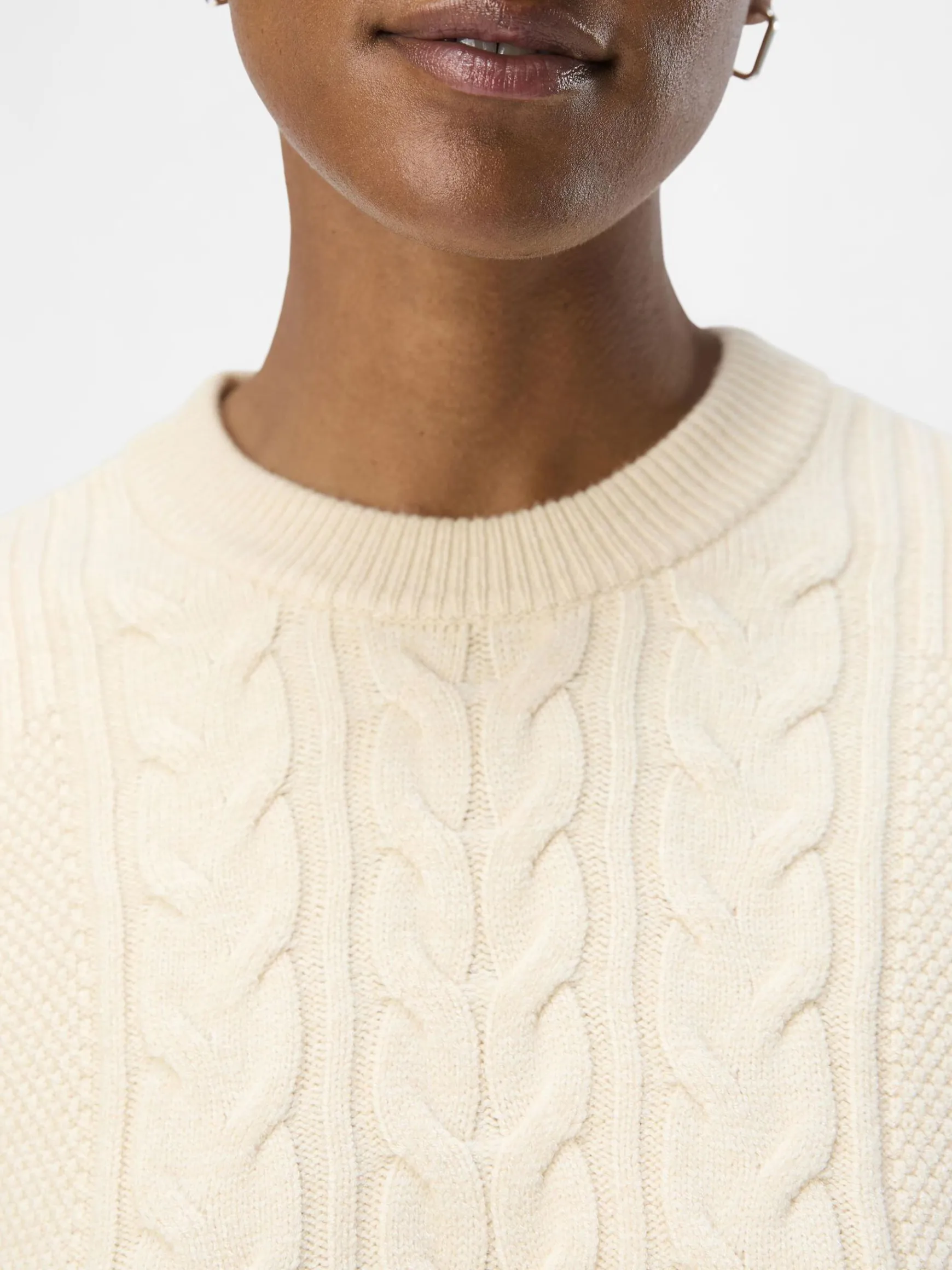 Dame OBJECT STRIKKET PULLOVER