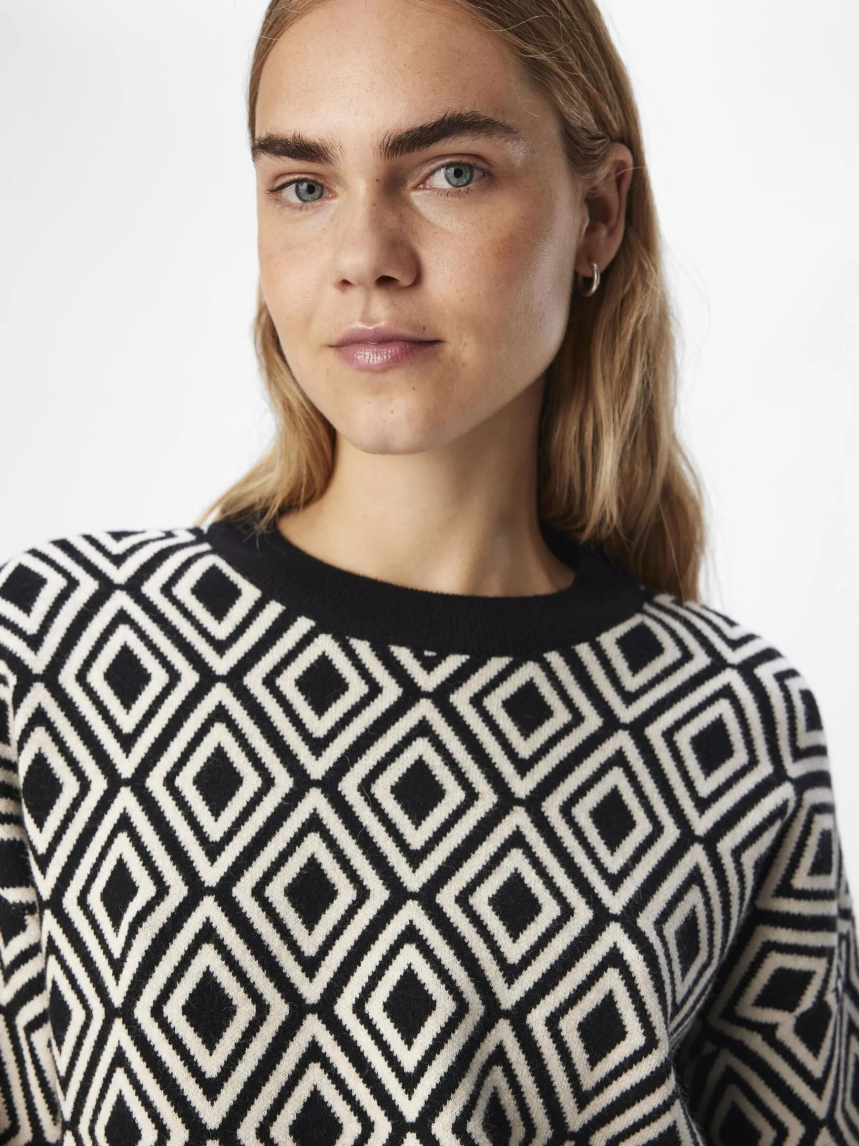 Dame OBJECT STRIKKET PULLOVER