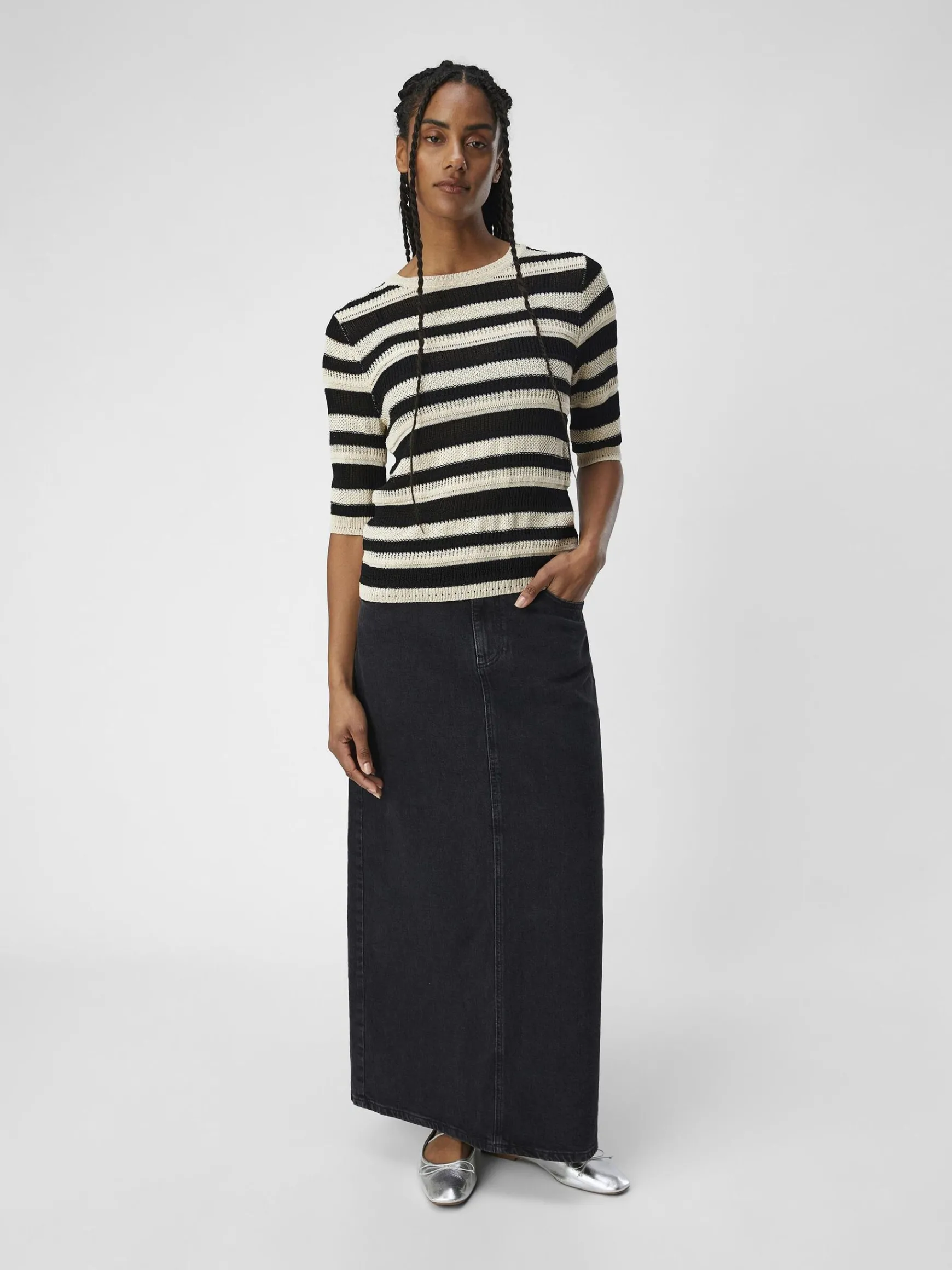 Dame OBJECT STRIKKET TOP