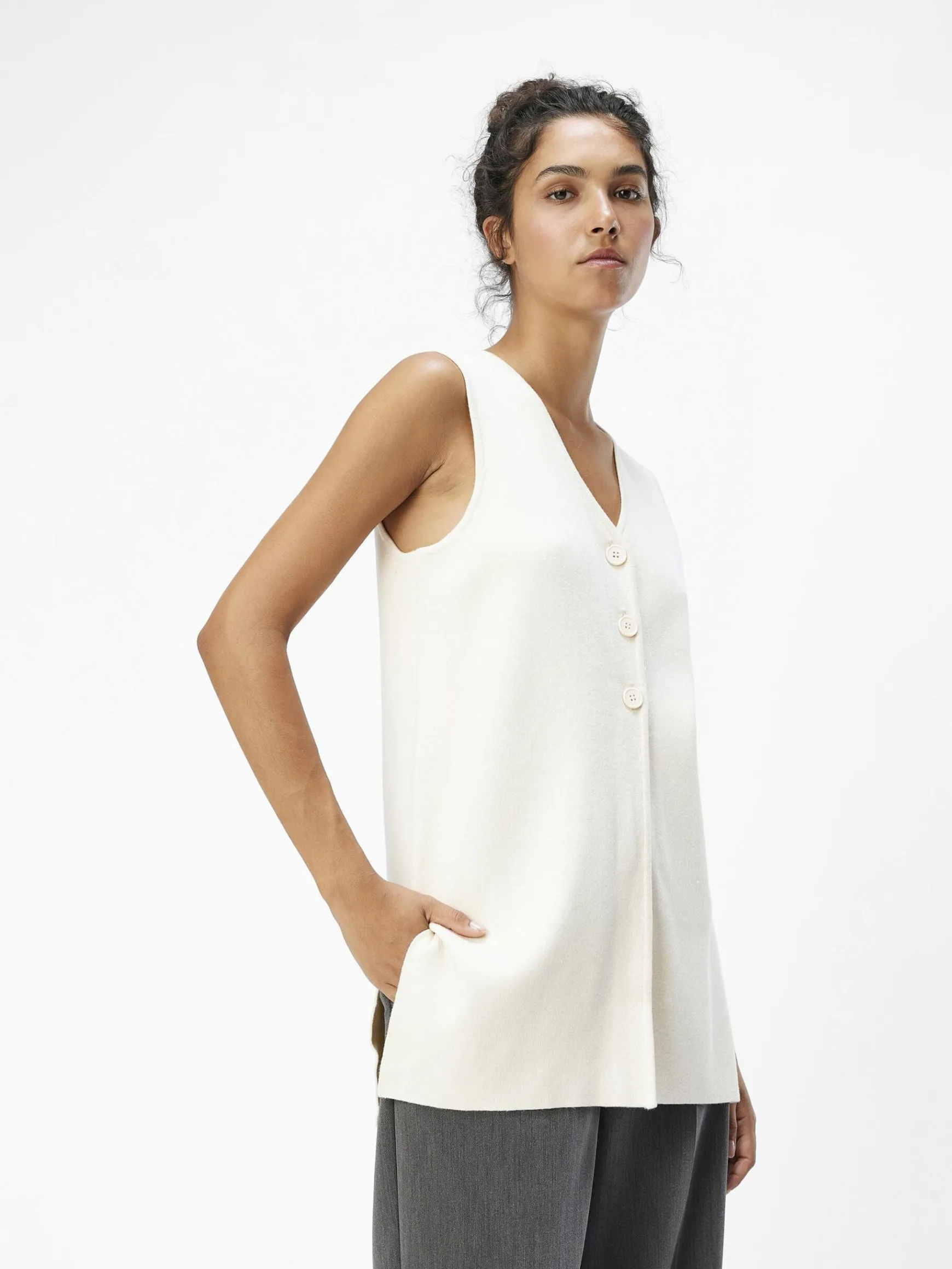 Dame OBJECT STRIKKET VEST