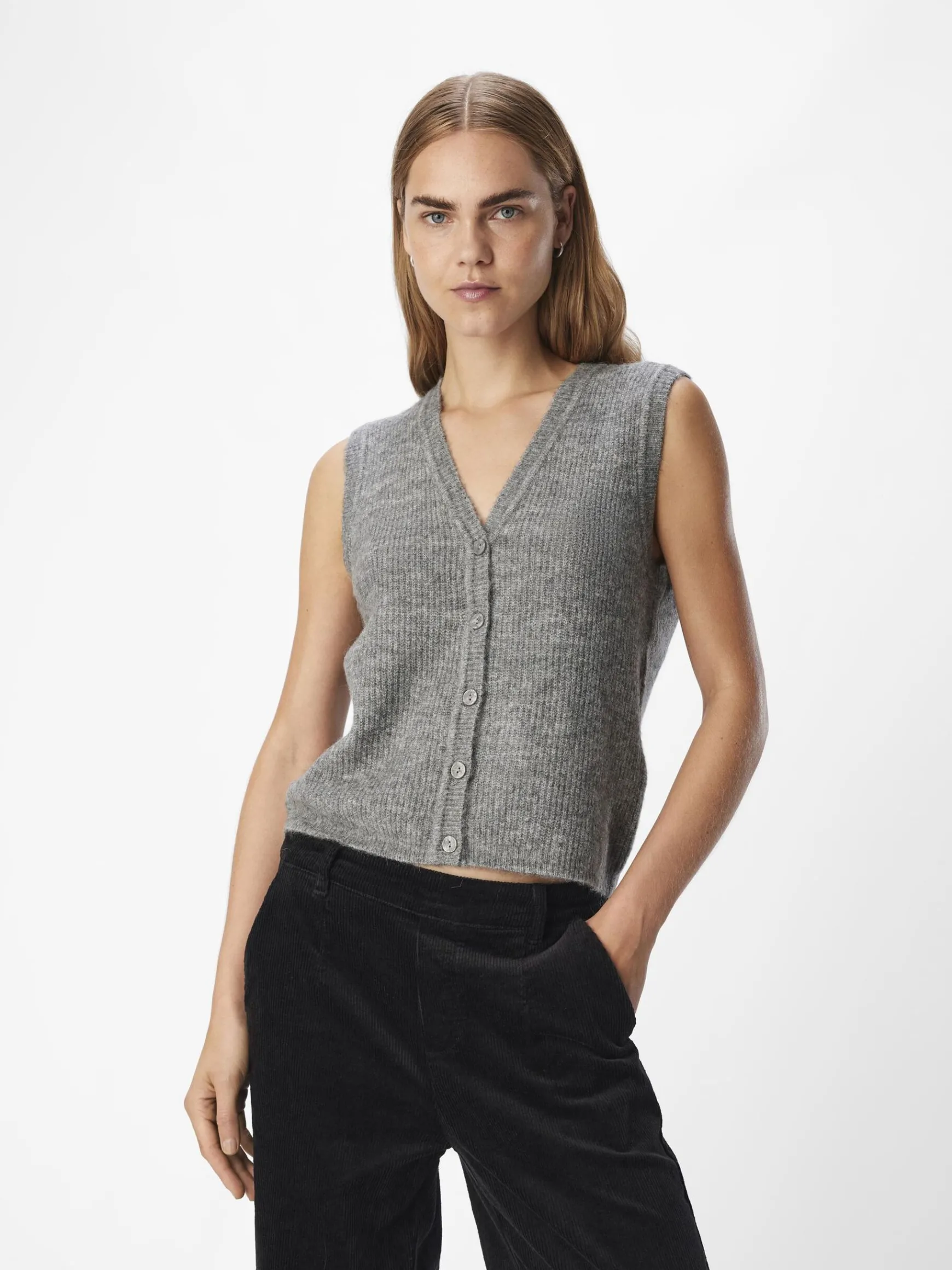 Dame OBJECT STRIKKET VEST