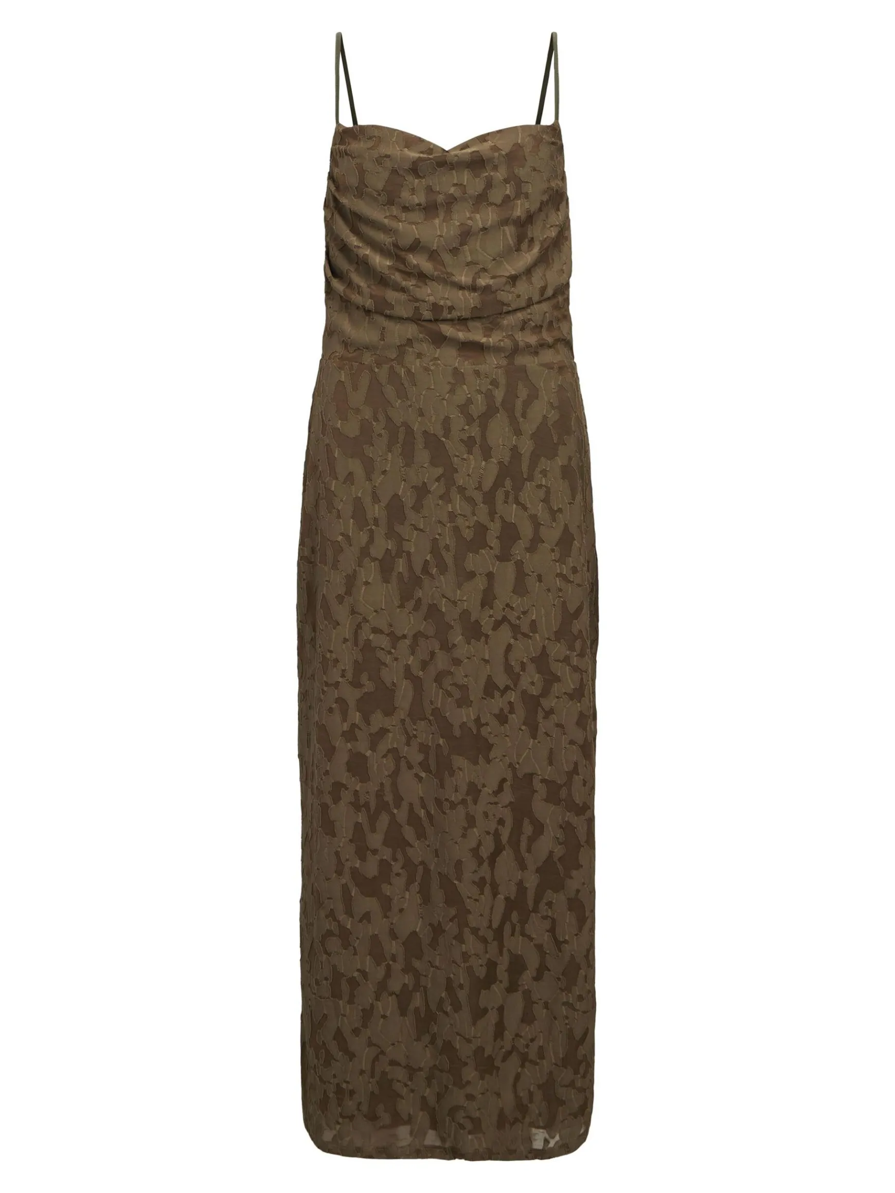 Dame OBJECT STRUKTURERET MAXIKJOLE