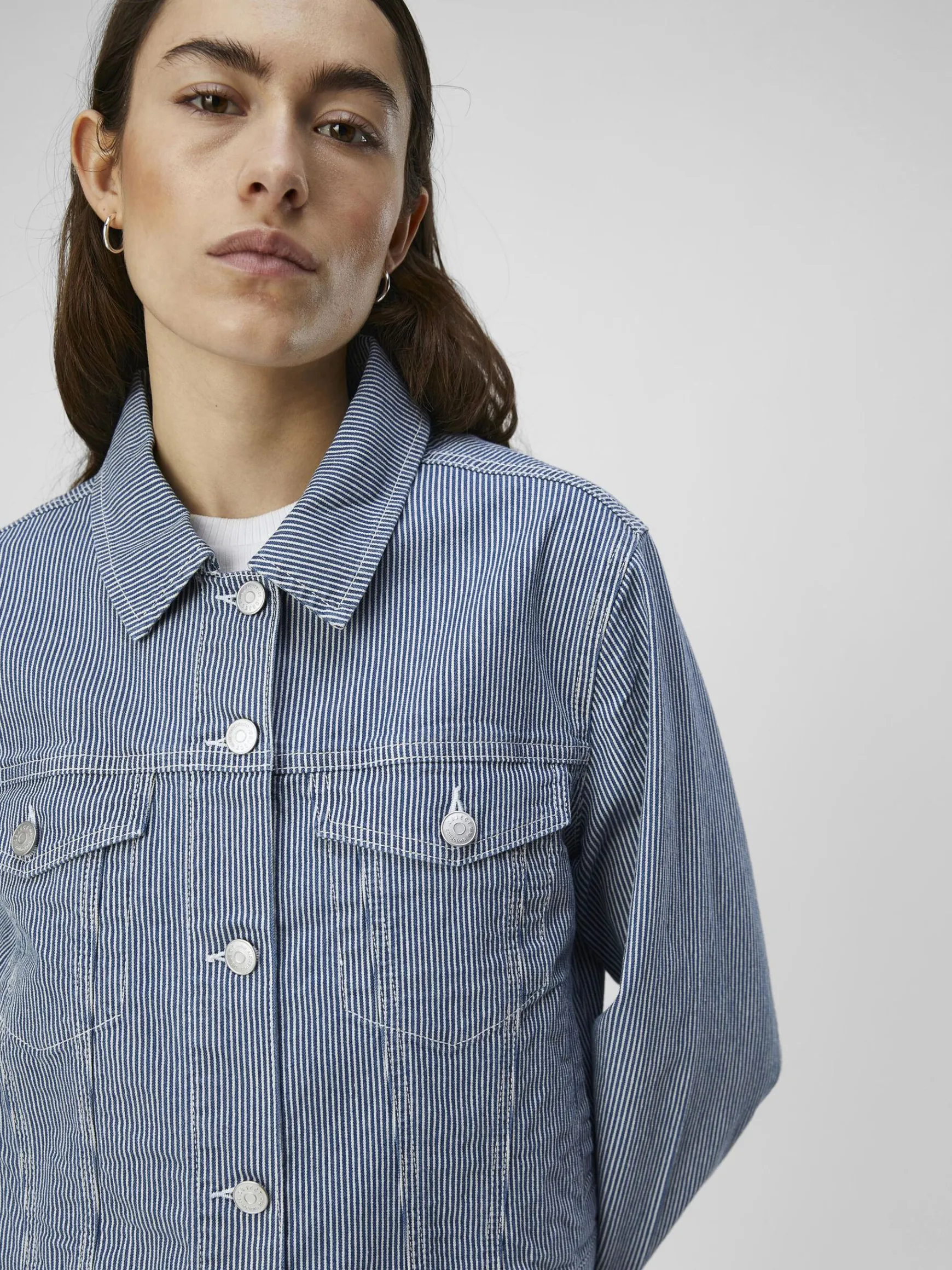 Dame OBJECT TWILL KORT JAKKE