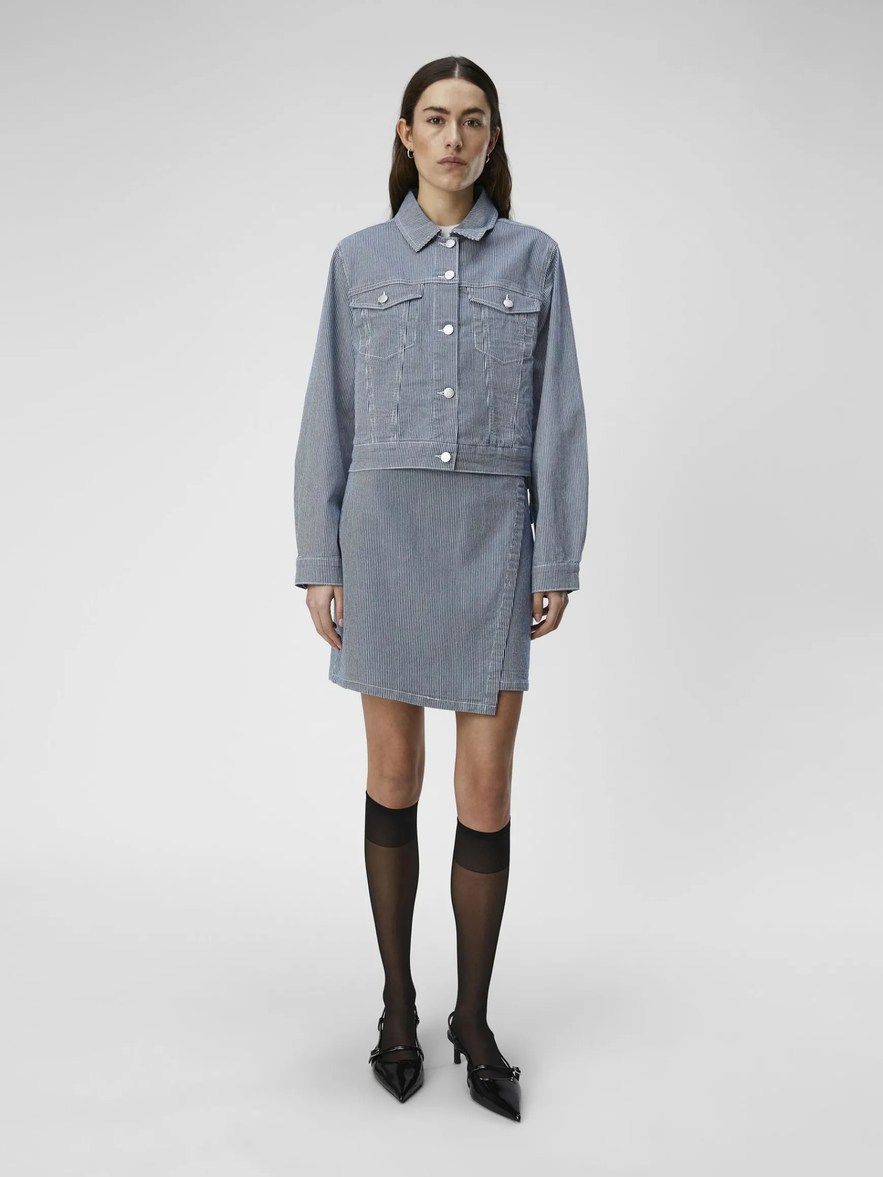 Dame OBJECT TWILL KORT JAKKE