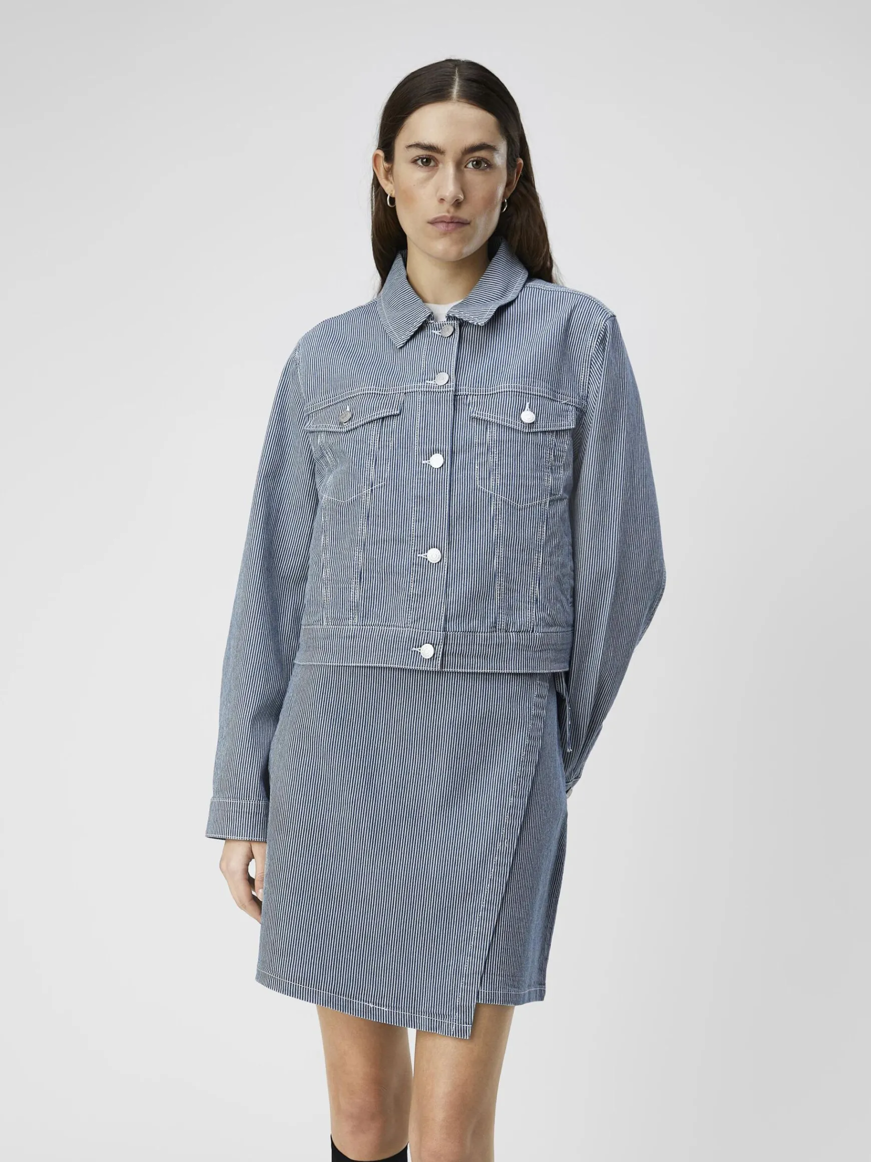 Dame OBJECT TWILL KORT JAKKE