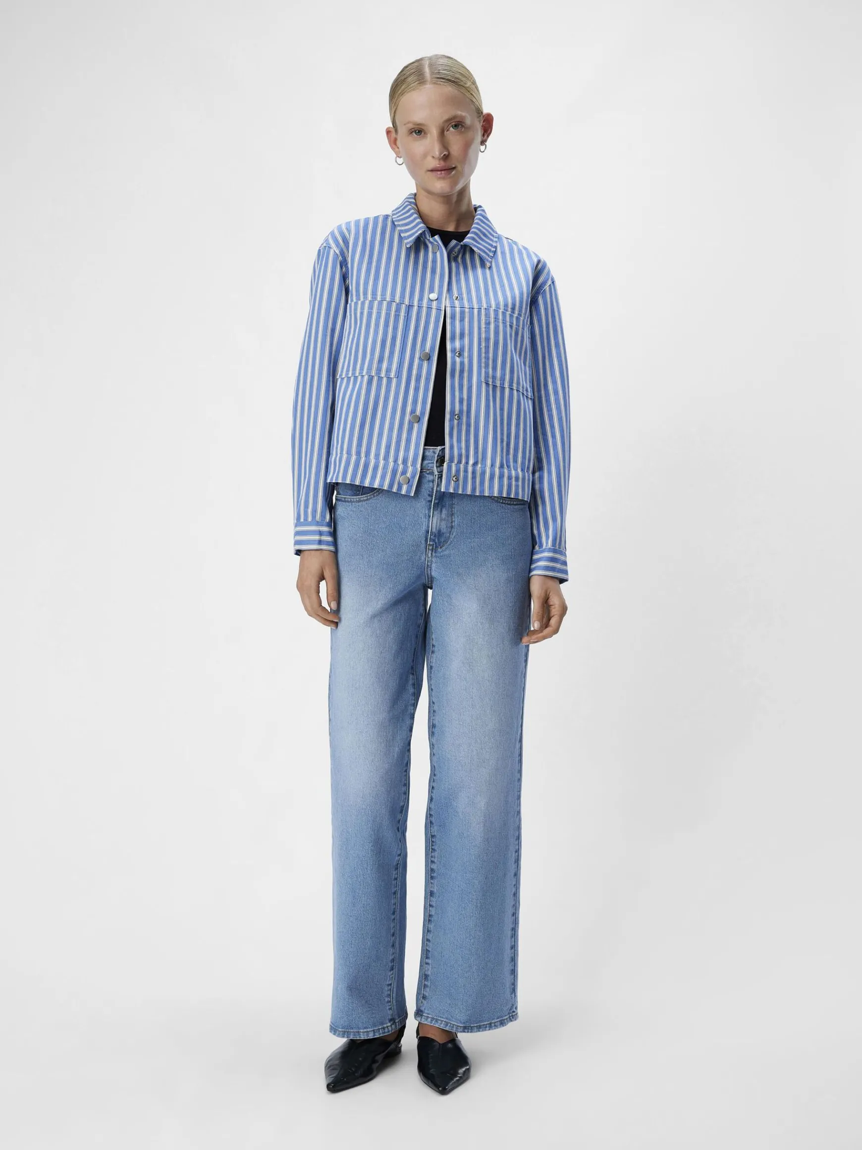 Dame OBJECT TWILL SKJORTE