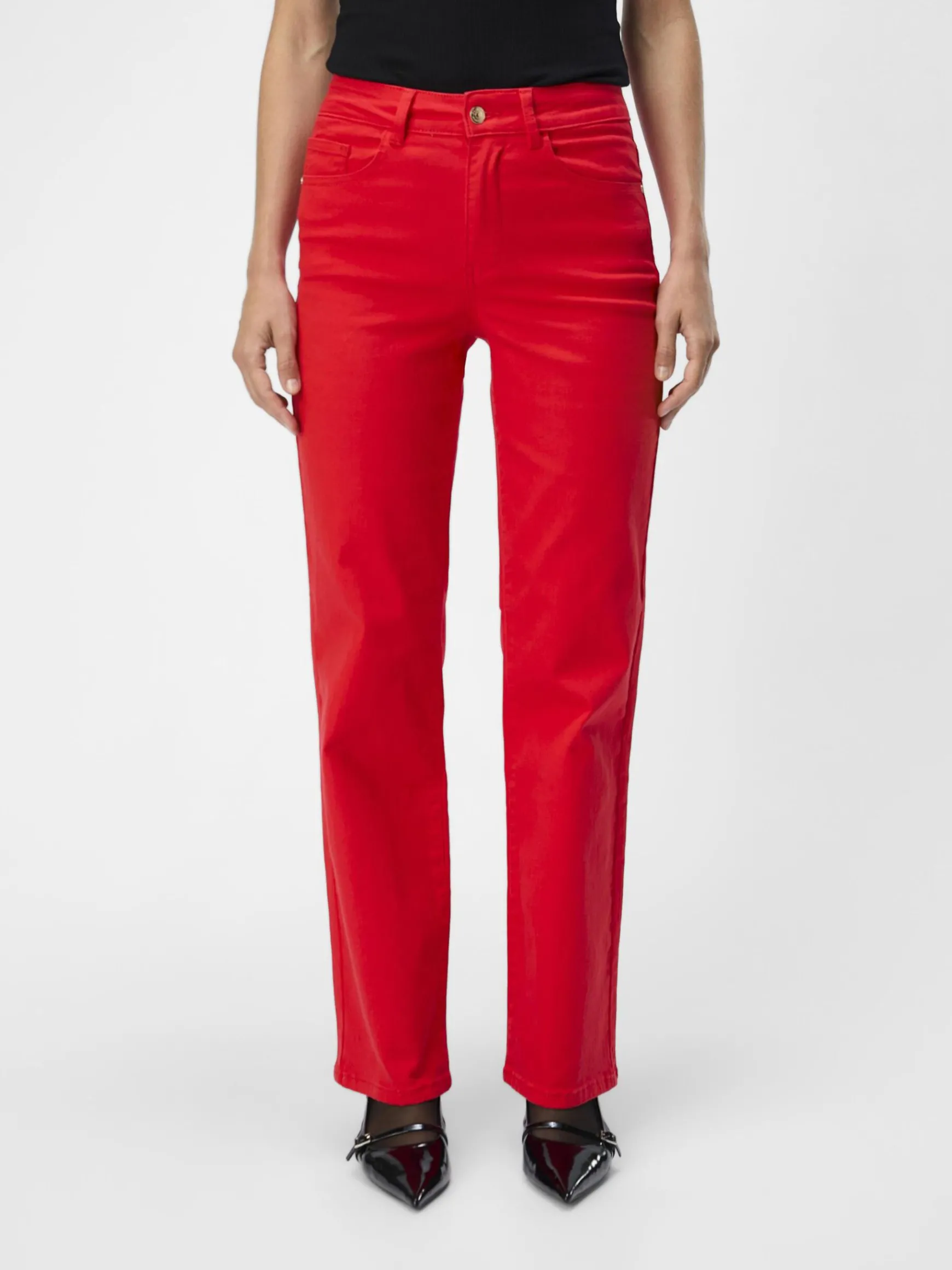 Dame OBJECT TWILL WIDE FIT JEANS