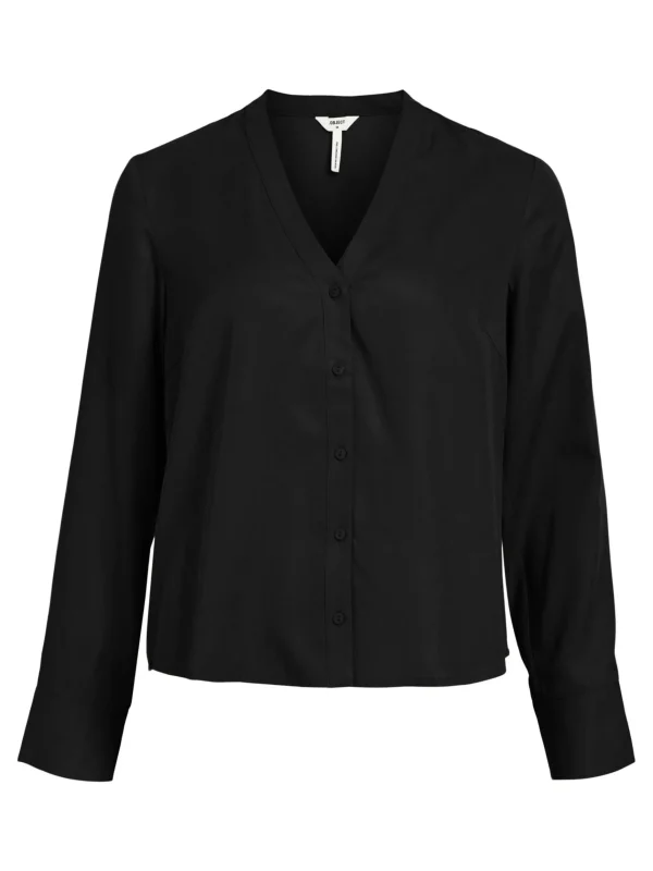 Dame OBJECT V-HALS SKJORTE