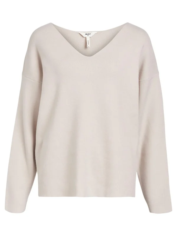 Dame OBJECT V-HALS STRIKTRØJE