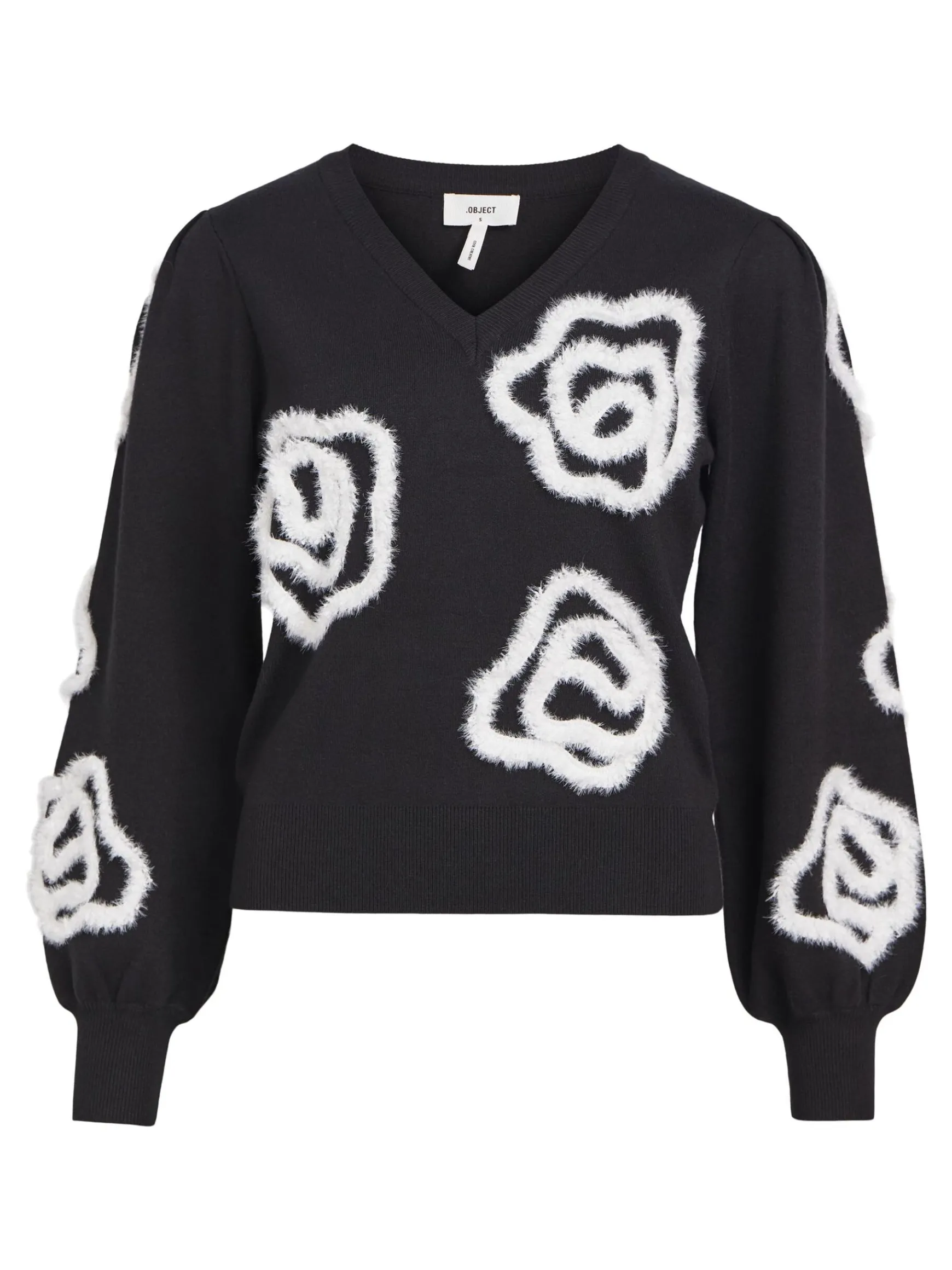 Dame OBJECT V-HALS STRIKTRØJE