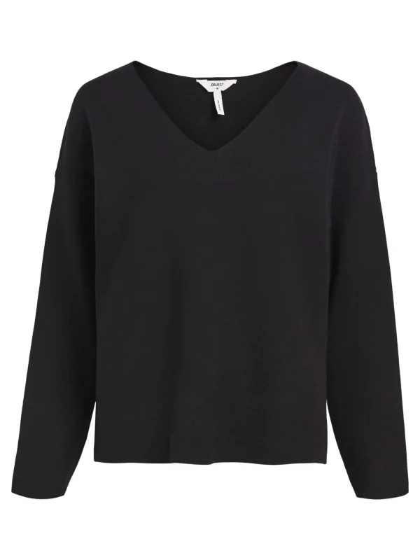 Dame OBJECT V-HALS STRIKTRØJE