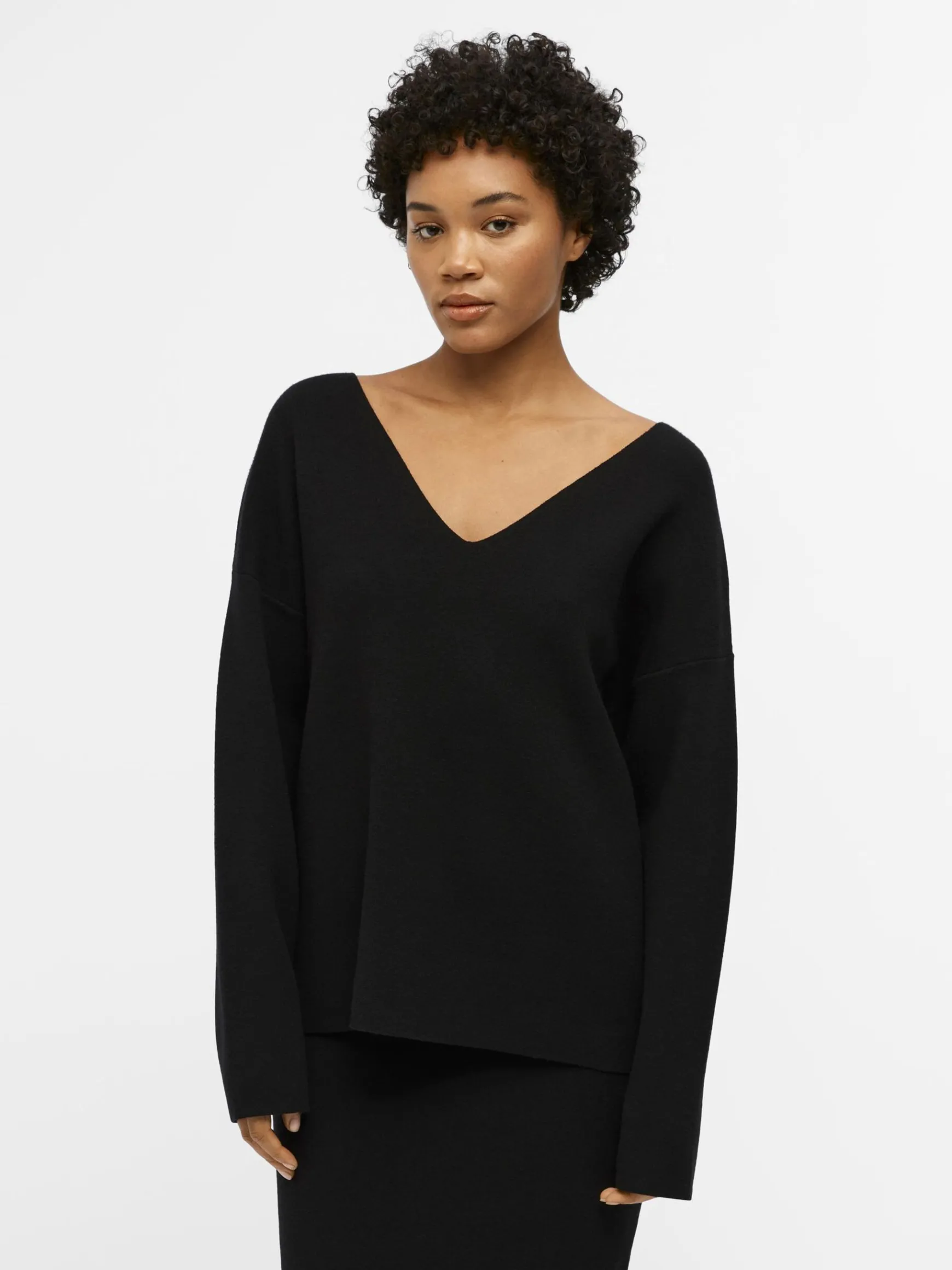 Dame OBJECT V-HALS STRIKTRØJE