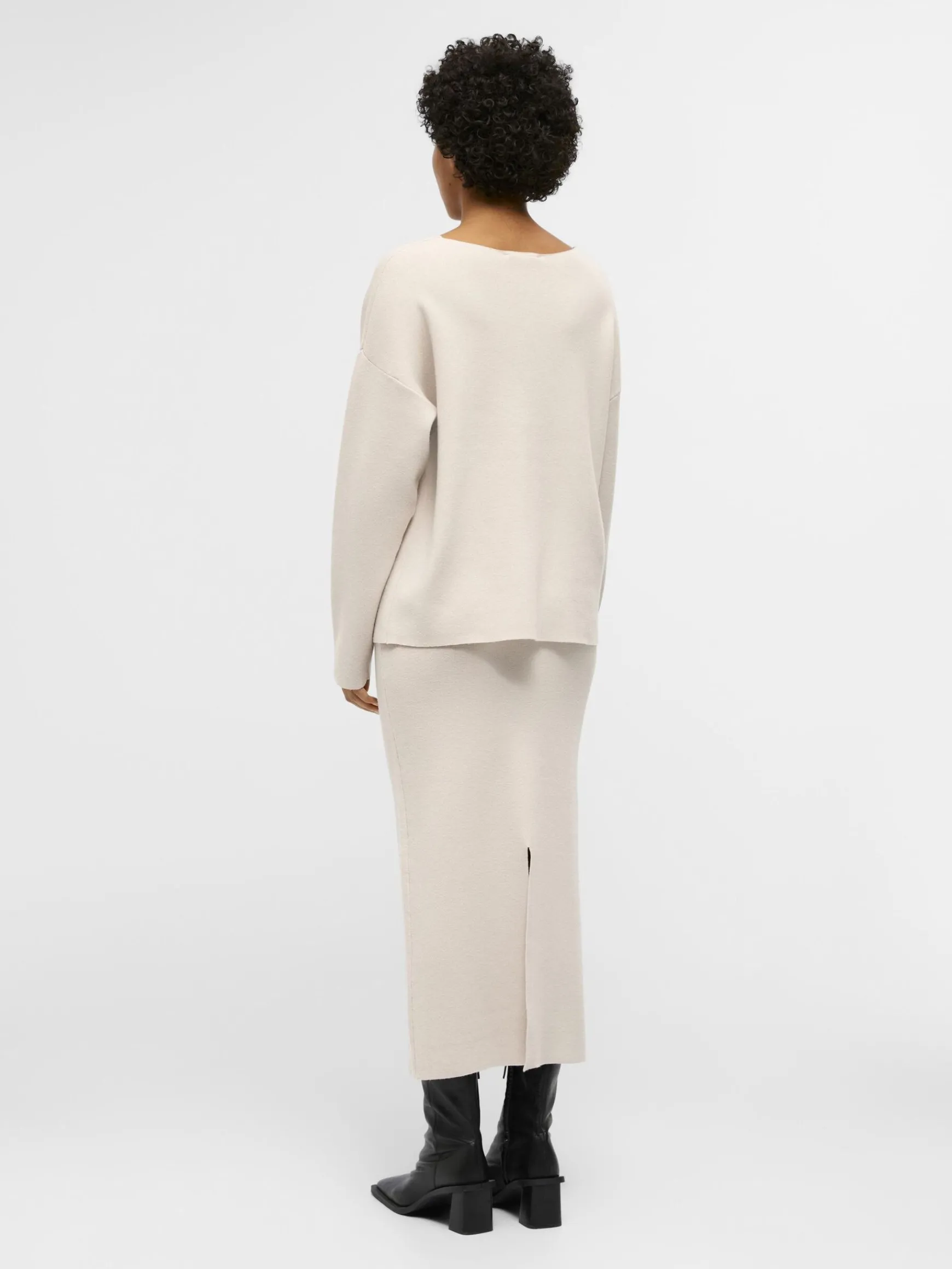 Dame OBJECT V-HALS STRIKTRØJE