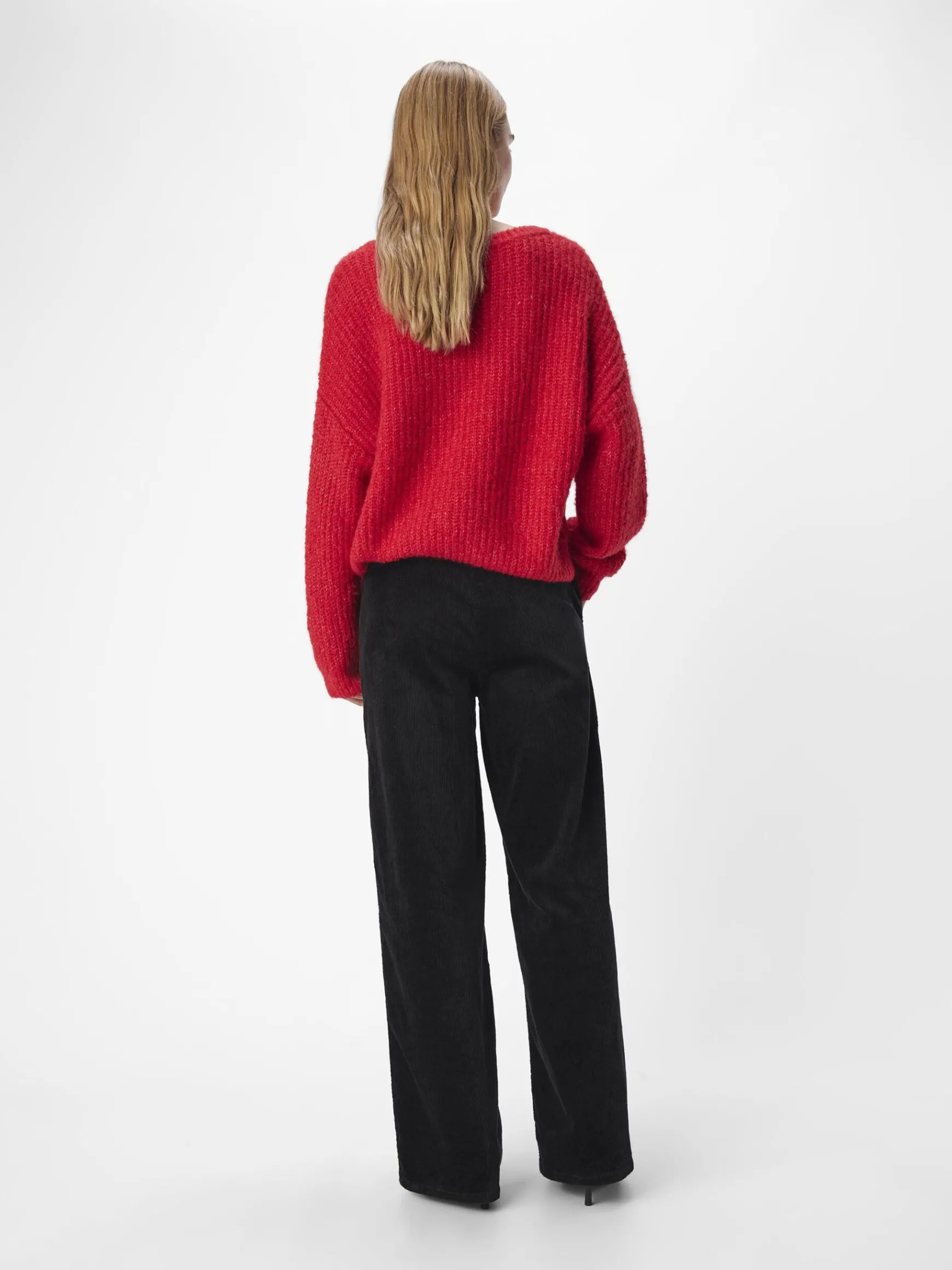 Dame OBJECT V-HALS STRIKTRØJE