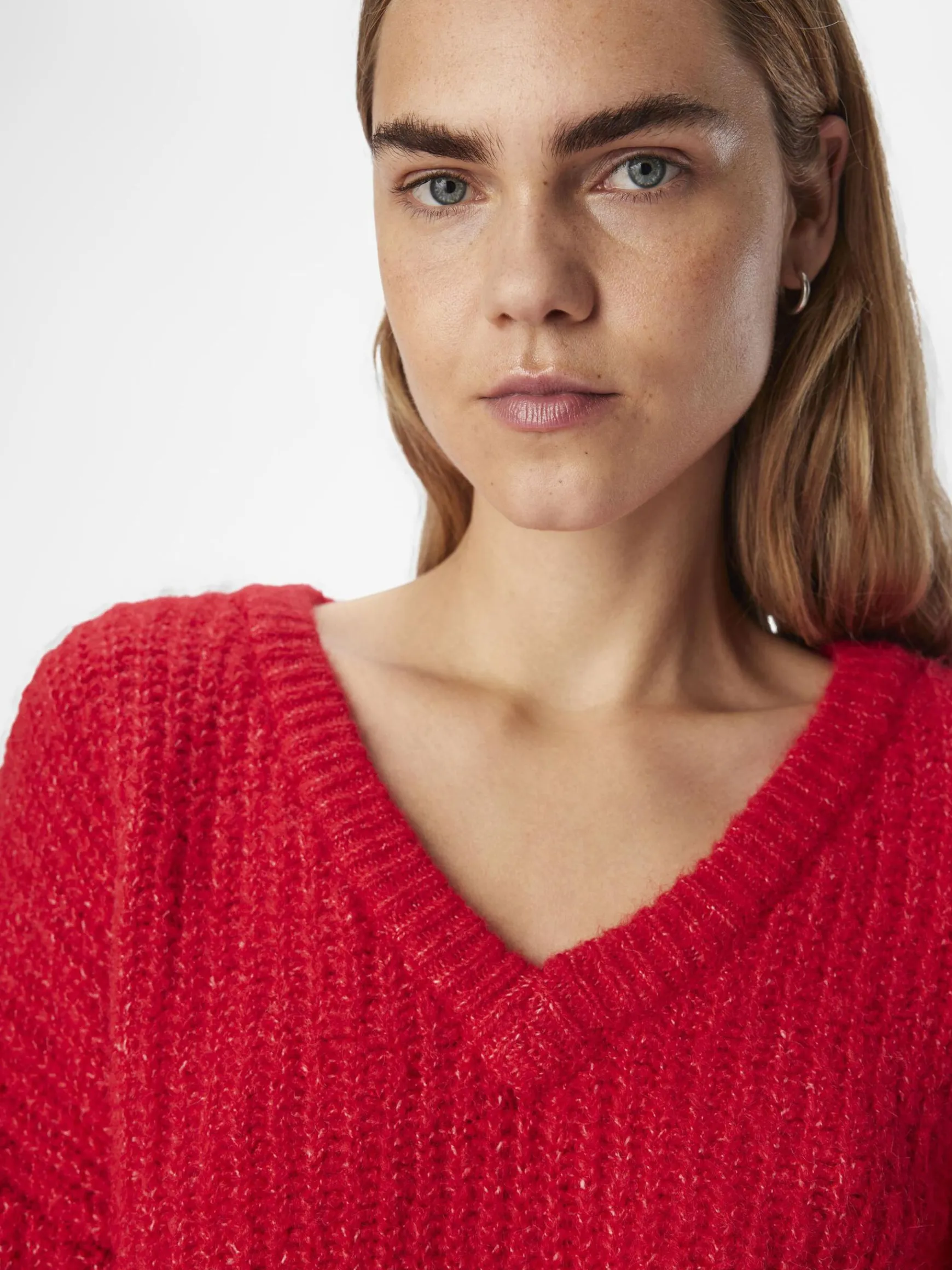 Dame OBJECT V-HALS STRIKTRØJE