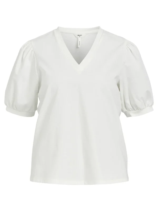 Dame OBJECT V-HALS T-SHIRT