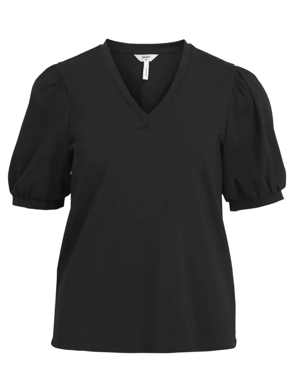 Dame OBJECT V-HALS T-SHIRT