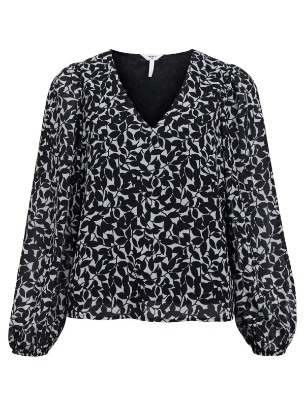 Dame OBJECT V-HALSET BLUSE