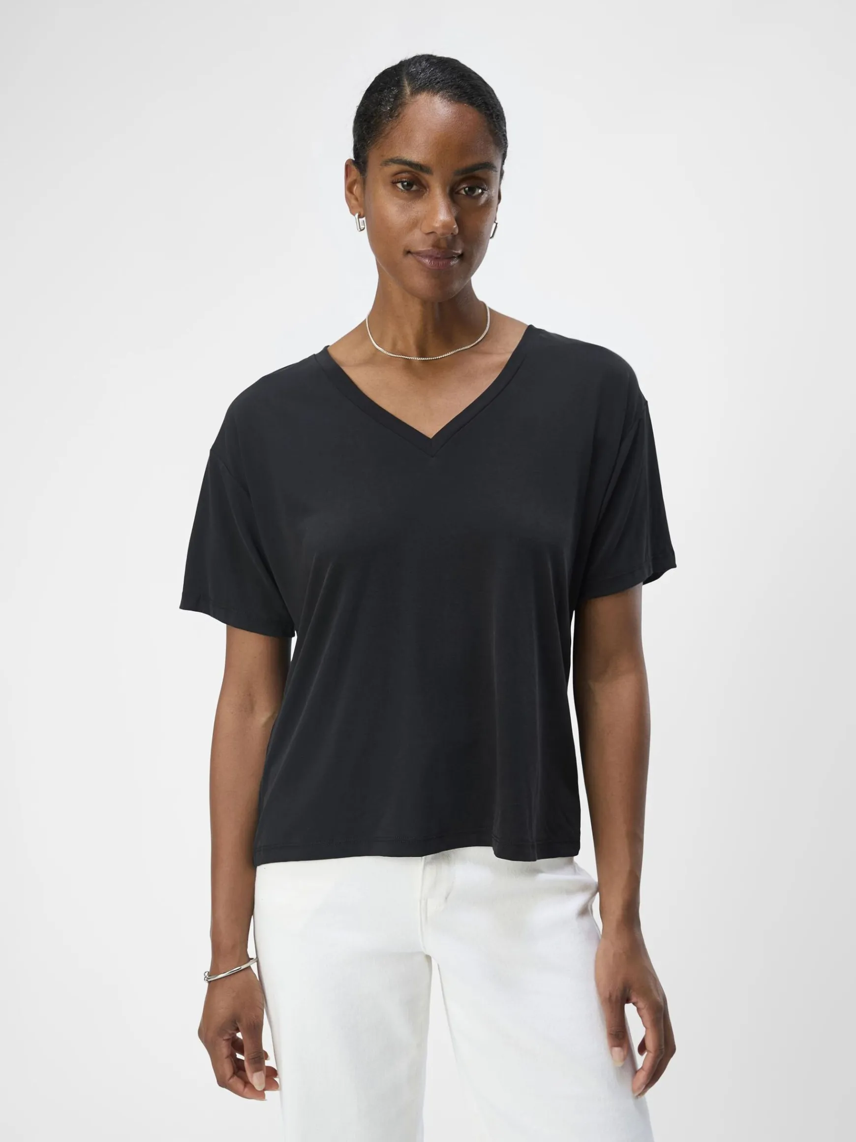 Dame OBJECT V-HALSET T-SHIRT