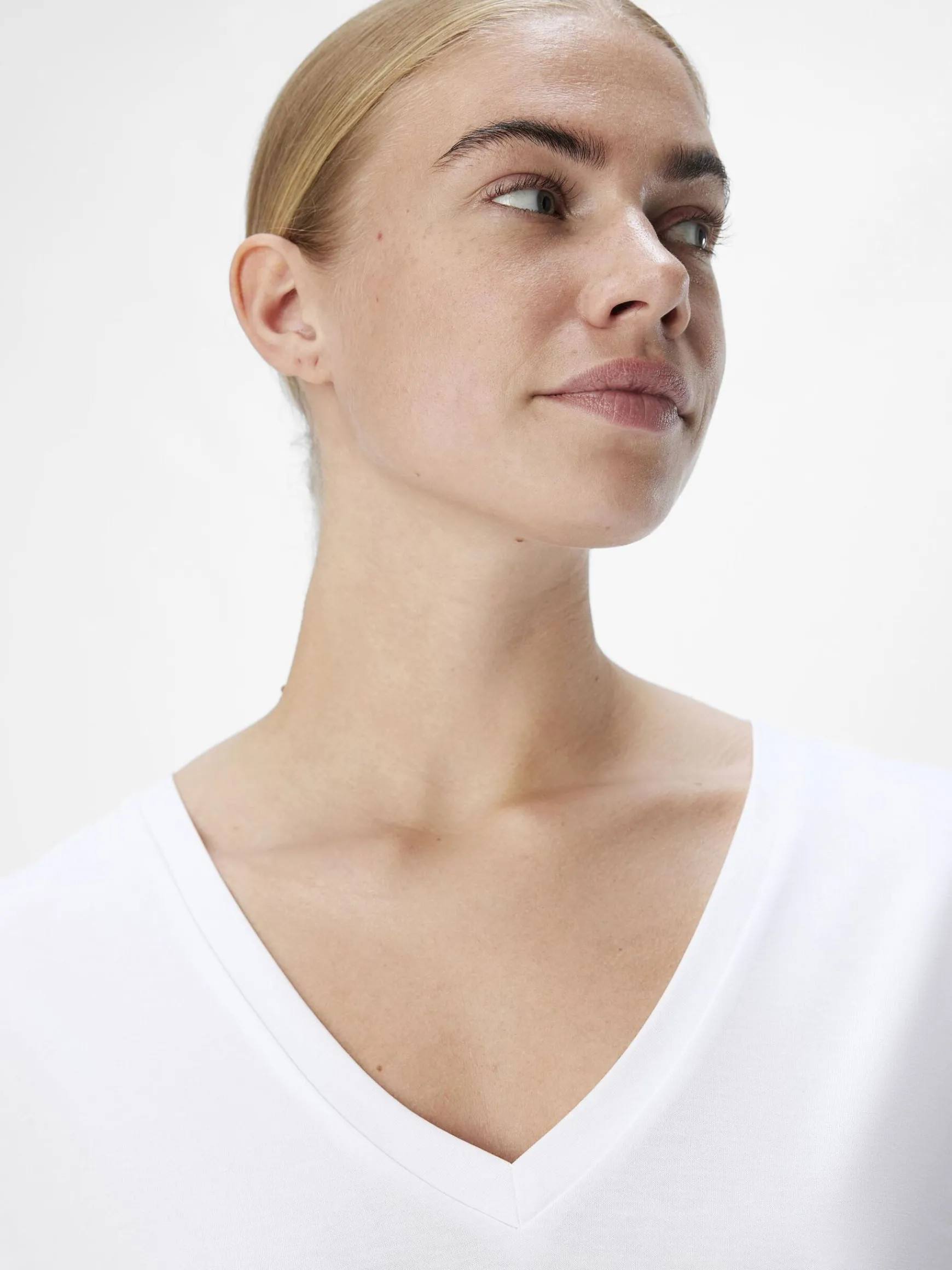 Dame OBJECT V-HALSET T-SHIRT