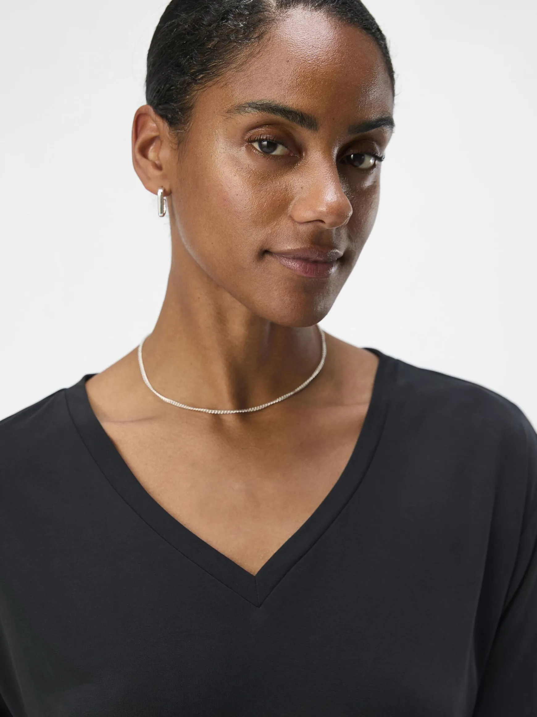 Dame OBJECT V-HALSET T-SHIRT